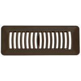 3" x 10" Brown Poly Floor Register