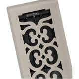 3" x 10" Brushed Nickel Victoria Floor Register