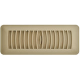 3" x 10" Taupe Poly Floor Register