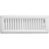 3" x 10" White Floor Register