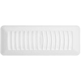 3" x 10" White Poly Floor Register