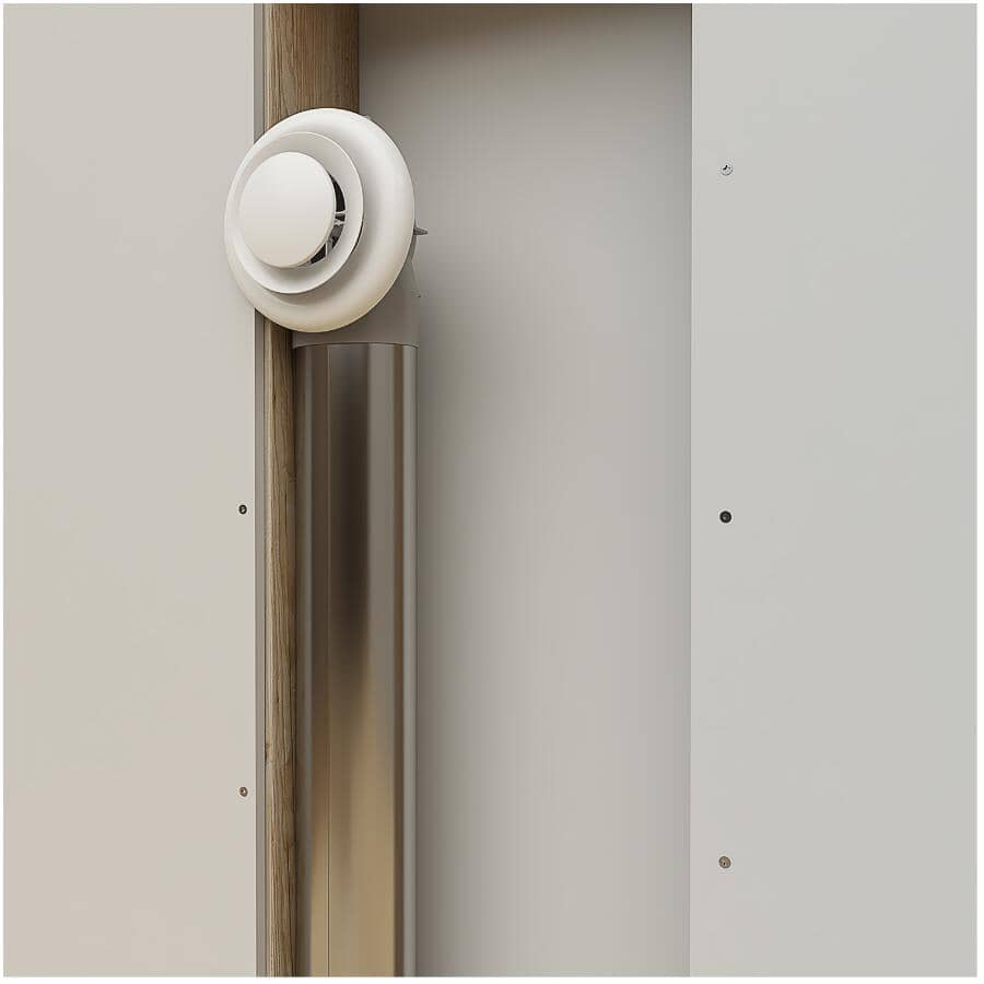 4" - 5" Round Hush Supply & Exhaust Air Diffuser Grille