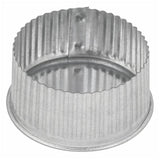 4" Small Galvanized End Cap