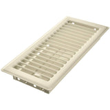 4" x 10" Almond Floor Register