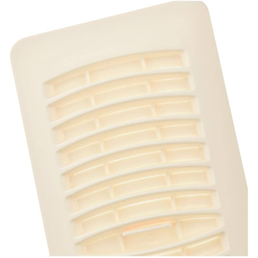 4" x 10" Almond Poly Floor Register