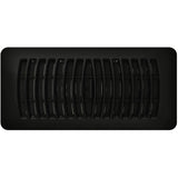 4" x 10" Black Poly Floor Register