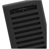 4" x 10" Montezuma Black Iron Floor Register