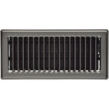4" x 10" Pewter Floor Register