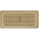 4" x 10" Taupe Poly Floor Register
