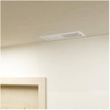 4" x 10" White Ceiling Register