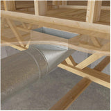 4" x 10" x 4" Angle Boot Duct