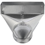4" x 10" x 6" Angle Boot Duct