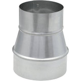 5" - 4" Galvanized Increaser / Reducer -  30 Gauge, No Crimp