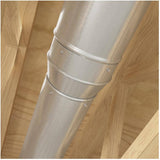 5" - 4" Galvanized Increaser / Reducer -  30 Gauge, No Crimp