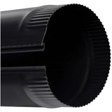 5" Diameter x 24"L 24 Gauge Black Stove Pipe