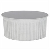 5" Small Galvanized End Cap