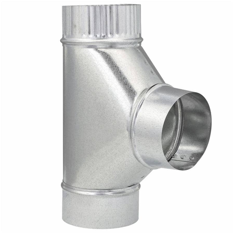 5" x 5" x 5" Galvanized Tee