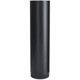 6" Diameter x 24"L 24 Gauge Black Stove Pipe