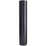 6" Diameter x 36"L 24 Gauge Black Stove Pipe