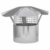 6" Galvanized Rain Cap, with Arrest