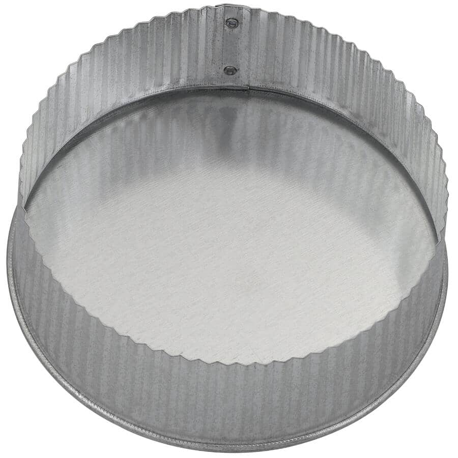 6" Small Galvanized End Cap