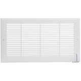 6" x 12" White Poly Air Return Grille