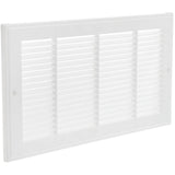 6" x 12" White Poly Air Return Grille