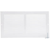 6" x 12" White Sidewall Grille