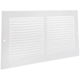 6" x 12" White Sidewall Grille