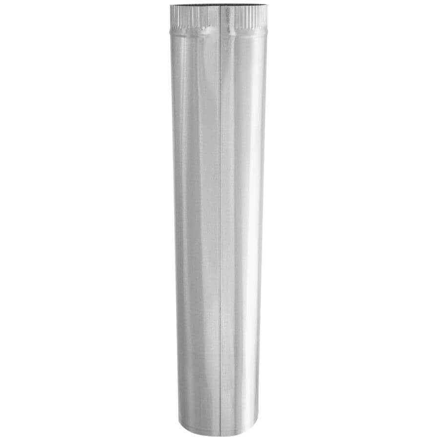 6" x 30" 30 Gauge Galvanized Duct Pipe