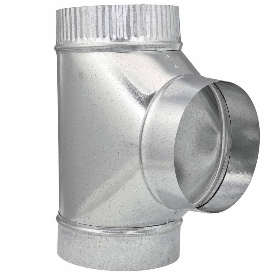 6" x 6" x 6" Galvanized Tee