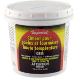 Hi-Temp Stove & Furnace Cement - 946 ml, Grey