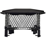 Small Adjustable Black Steel Single Flue Chimney Cap