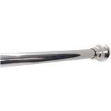 Adjustable Straight Shower Rod - Chrome, 42" - 72"
