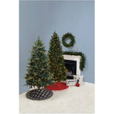 7' Nordic Blue Downswept Fir Christmas Tree - with 450 Clear Lights