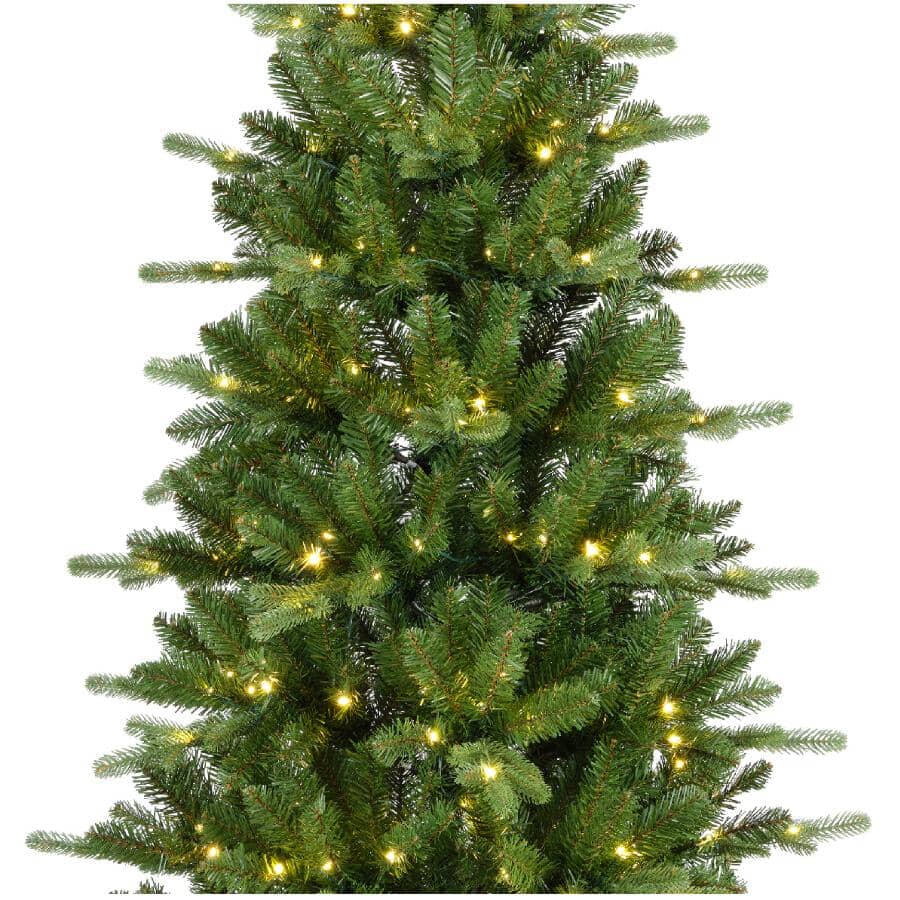 9' Killington Fir Christmas Tree - with 540 Warm White/Multi-Colour LEDs