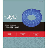 LED Round Rope Light - Blue, 15'