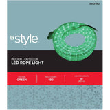 LED Round Rope Light - Green, 15'