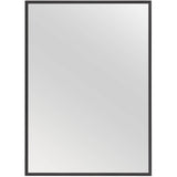 Ivonne Framed Rectangular Mirror - Matte Black, 26" x 36"