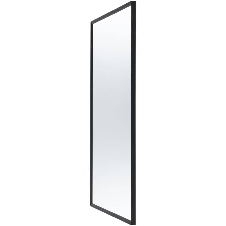 Ivonne Framed Rectangular Mirror - Matte Black, 26" x 36"