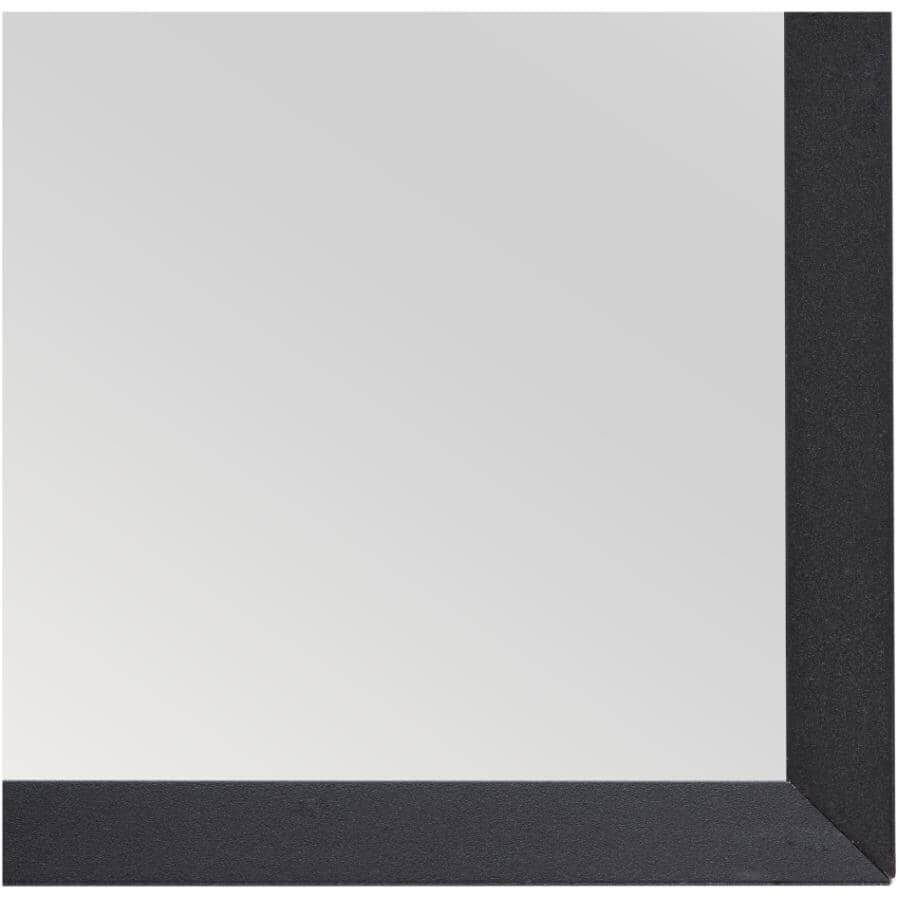 Ivonne Framed Rectangular Mirror - Matte Black, 26" x 36"