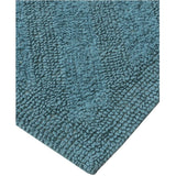 Kensley Cotton Bath Mat - Teal, 18" x 28"