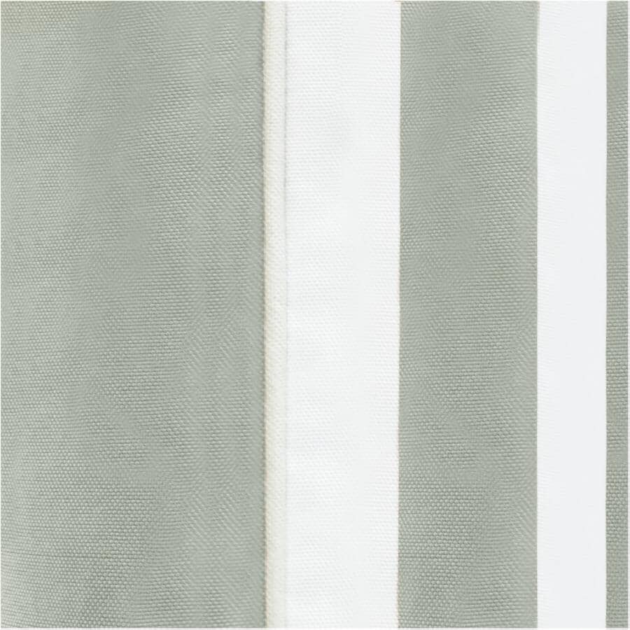 24" Square Throw Pillow - Grey + Stripe