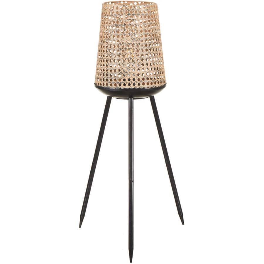 25" Rechargeable Patio Lantern - Warm White LED