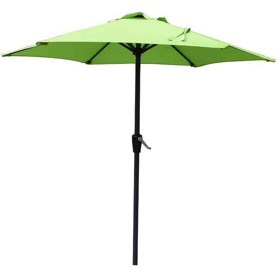 7' Crank Market Umbrella - Greenery