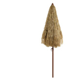 7' Grass Market Umbrella - Brown
