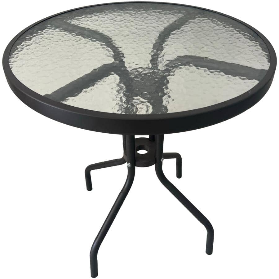 Brown Wicker Steel Frame Bistro Set - 3 Piece