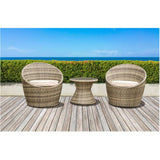 Egg Chat Set - with Cushions, 3 Piece