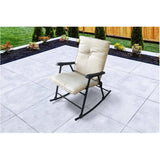 Oversized Padded Rocking Chair