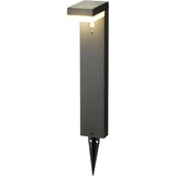 Solar Garden Stake Light - with Motion Sensor, Stainless Steel